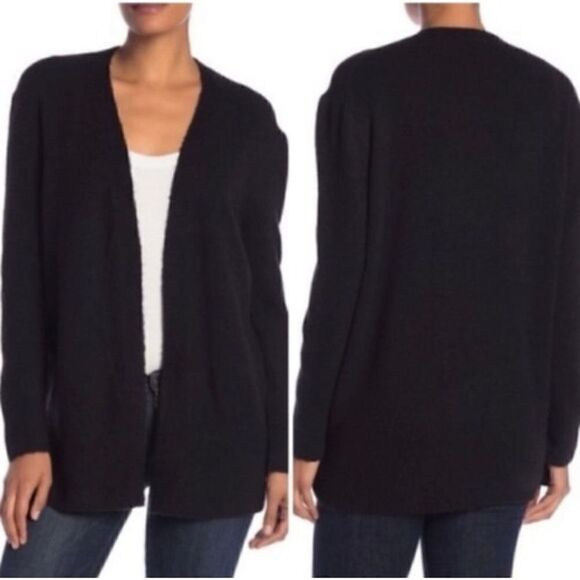 Madewell Cozy Walker Black Wool & Alpaca Blend Cardigan | Size XS - Picture 1 of 5